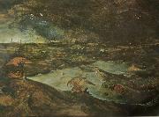 Pieter Bruegel stormen.ofullbordad oil painting